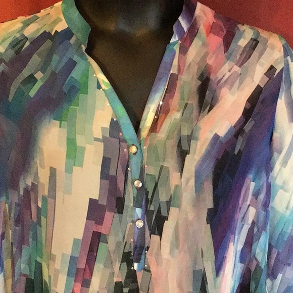 LOOKS BY ASWANI COLORFUL TUNIC SIZE 5X - Picture 2 of 4